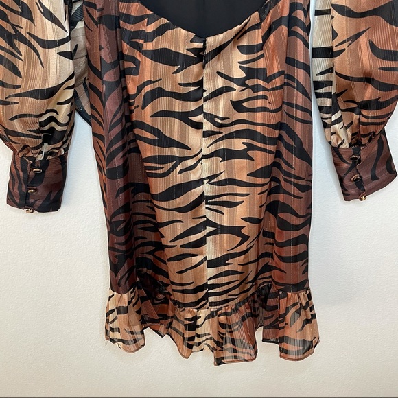 LPA x REVOLVE Deirdre Dress in Tiger Stripe - Picture 7 of 15
